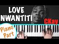 How To Play LOVE NWANTITI Acoustic Version CKay Piano Tutorial