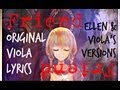 【Friend】ELLEN & VIOLA Lyrics, The Witch's House ...