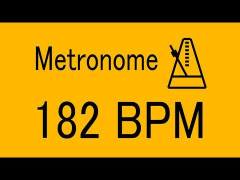 182 BPM METRONOME FOR TRAINING MUSICAL INSTRUMENT / 楽器練習用 メトロノーム / practice
