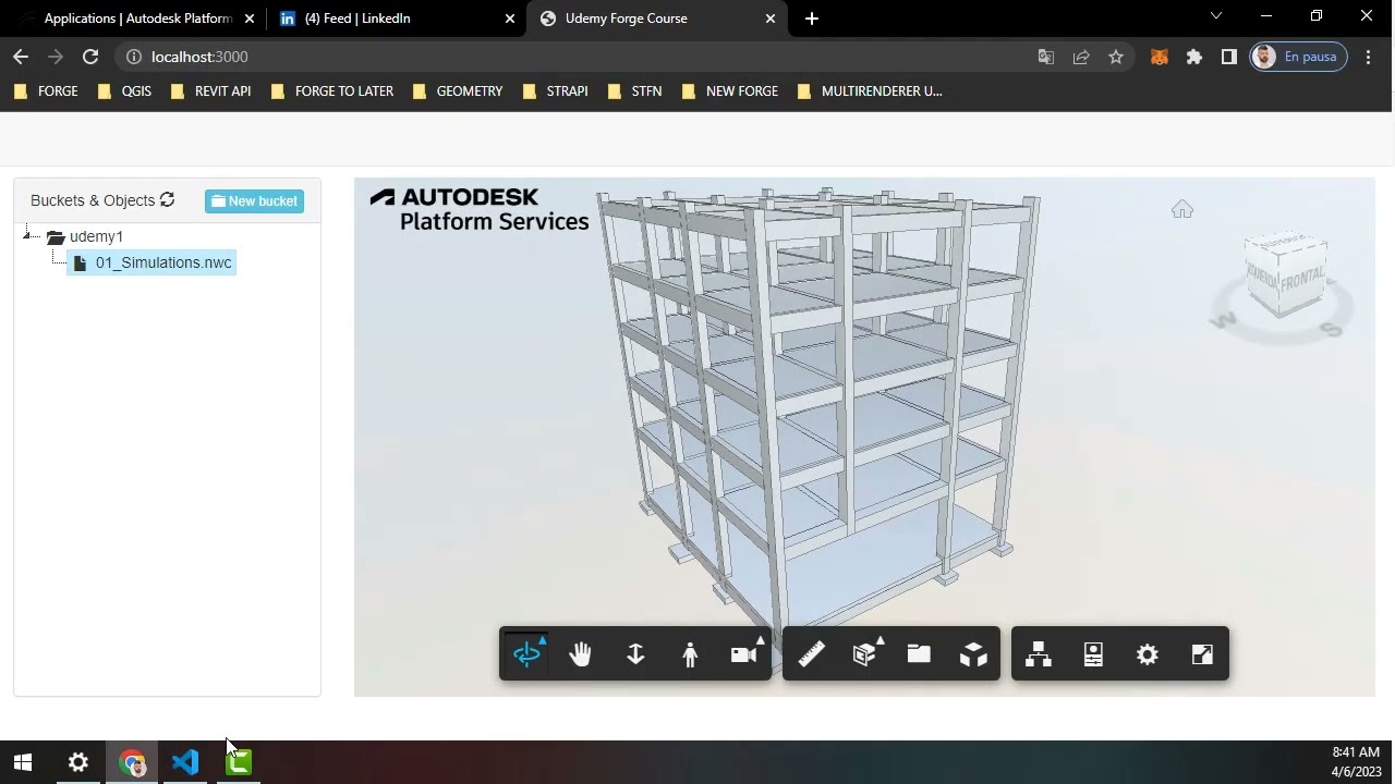 Autodesk Platform Services Basic Viewer and Javascript