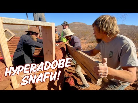 Community of Homesteaders Save The DAY On Our Busted Hyperadobe Build!