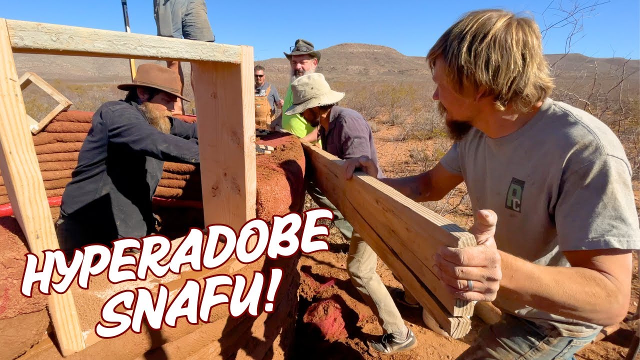 Community of Homesteaders Save The DAY On Our Busted Hyperadobe Build!