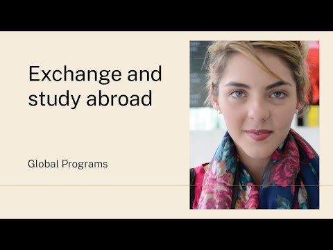 Exchange and study abroad