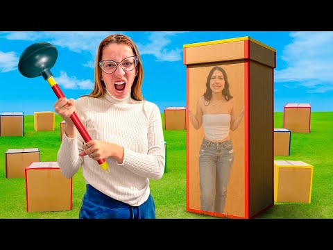 ESCONDE ESCONDE EXTREMO NAS CAIXAS DE PAPELÃO COM LULUCA