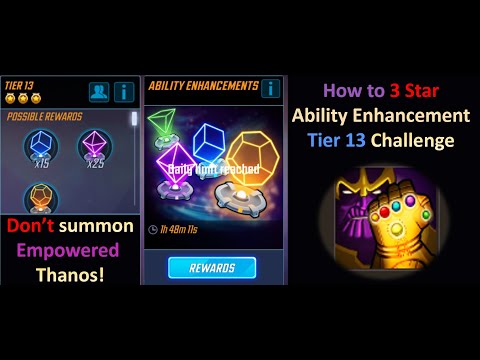 Ability Enhancement Tier 13 Challenge - Marvel Strike Force