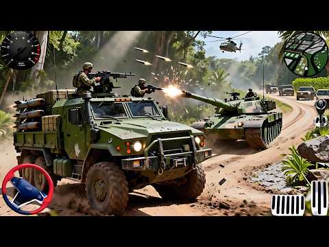 Army Truck Driving Cargo Games - US Off Road Army Truck Driving 3D 2026 - Android Gameplay
