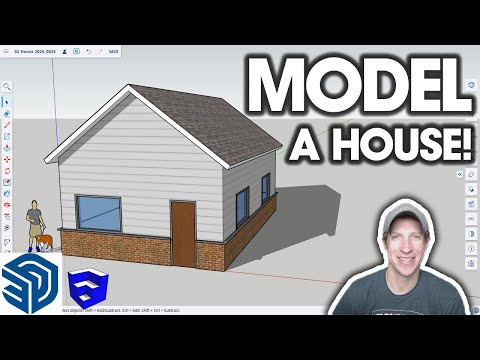 GETTING STARTED with SketchUp Free in 2025 - Lesson 2 - Creating a House Model!