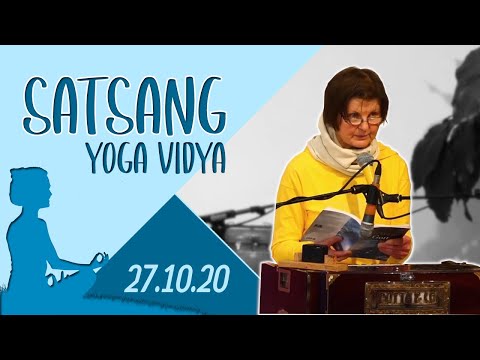 Satsang + Meditation + Mantrasingen + Arati mit Shaktipriya - Yoga Vidya live 7.00 Uhr - 27.10.2020