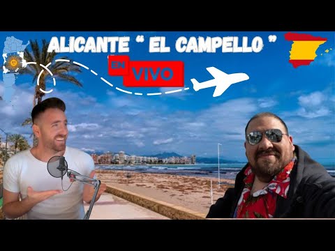 🔴EN VIVO desde ALICANTE ( El Campello ) 🇪🇸 #emigrar #españa #alicante #podcast #directo