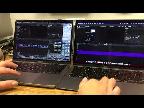 Final Cut Pro Export MacBook Air M1 vs MacBook Pro i7