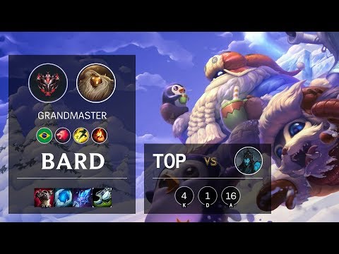 Bard Top vs Kalista - BR Grandmaster Patch 10.12
