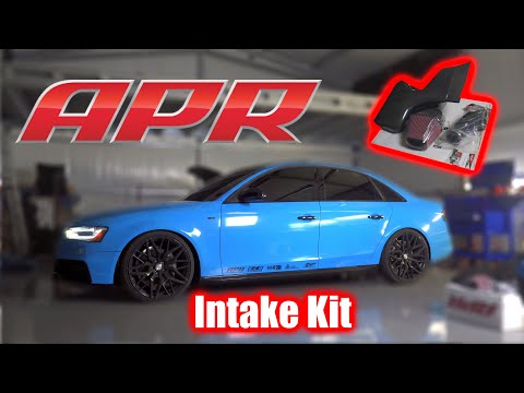 Audi A4 APR Carbon Fiber Intake and ECS Tuning Inlet pipe Install | SuperFreeStyle Ep71