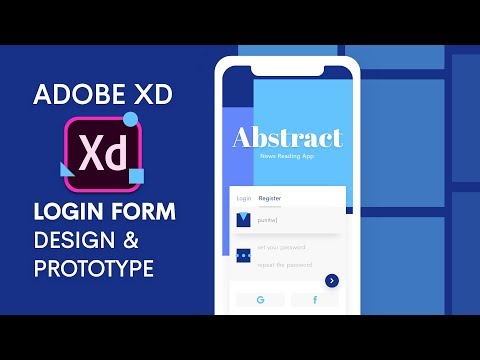 Login Form UI Design & Prototype - Adobe XD | Auto Animate |  Design Weekly