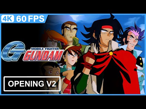 Mobile Fighter G Gundam Opening V2 | Creditless | 4K 60FPS Remastered