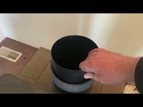Switching to double wall stove pipe for a woodstove