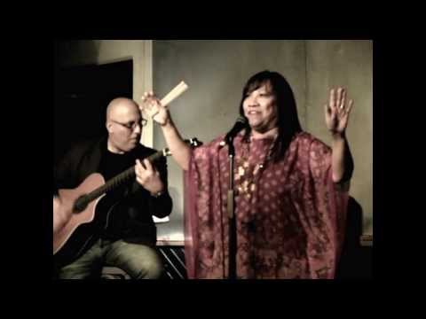Juke Jointin' with Carolyn Fe Blues Collective Acoustic Trio (1 of 5)