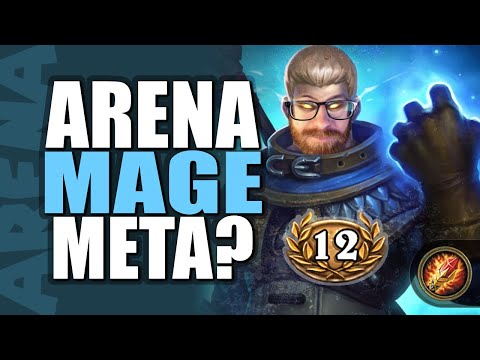 12 wins Is this a Mage Meta? Full Run | Murder at Castle Nathria | Hearthstone Arena