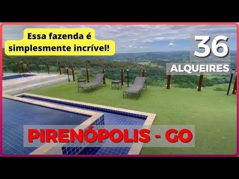 🛑VENDIDA! 36 ALQ EM PIRENÓPOLIS - FAZENDA À VENDA DE GOIÁS [🌱DUPLA APTIDÃO🐄] Zap 62.99972-2000 #agro