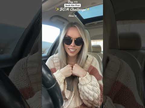 Dat 112: Seek Him First✨BOM Challenge