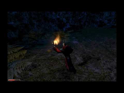 Gothic 2 DNDR Walkthrough German (no commentary) - 121 - Die Felsspalte, Angus und Hank