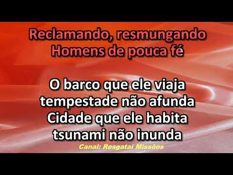 Antônia Gomes - O Homem e a Tempestade - Playback - Karaokê