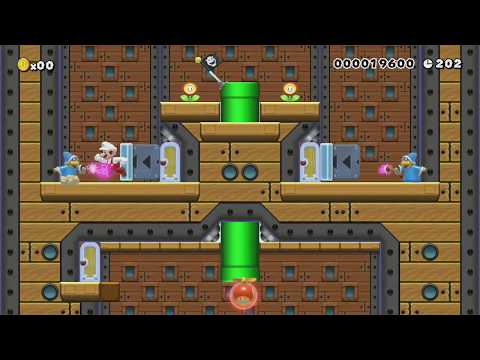 SMB3.U Master quest(Boss World3) by Nasetto BG - Super Mario Maker - No Commentary 1bm