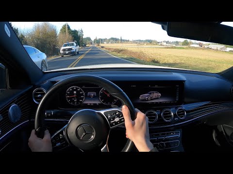 2020 Mercedes-Benz E350 4MATIC | POV Test Drive 4K