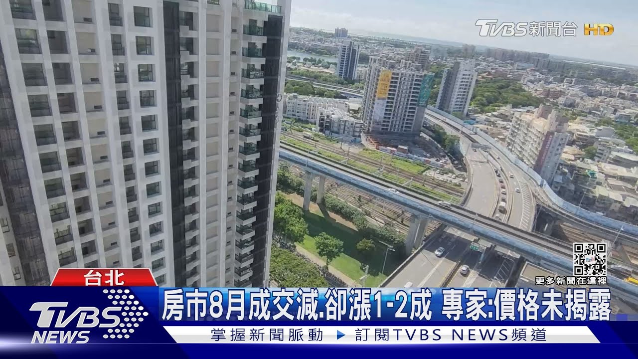 房市8月成交減、卻漲1到2成　專家：價格未揭露
