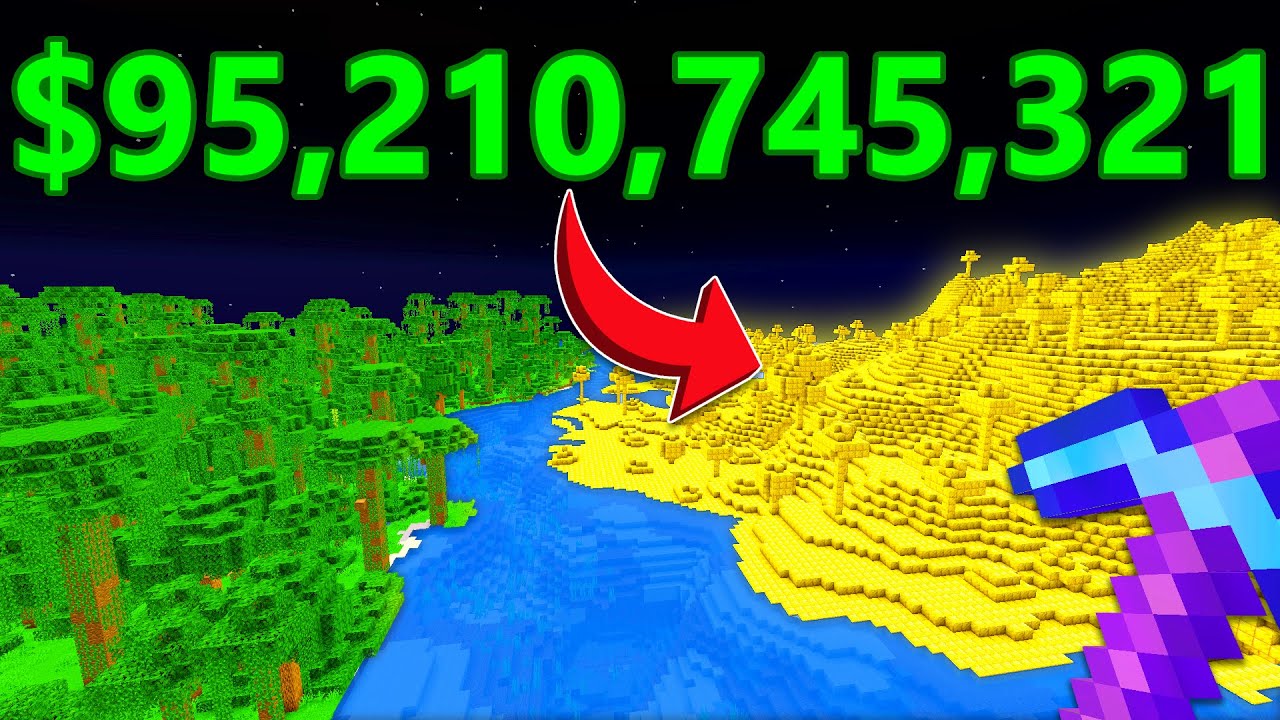 I Became The WORLDS RICHEST Minecraft Player!