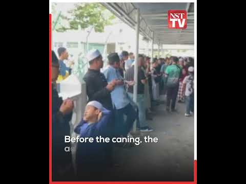 6 strokes of rotan administered in 2 minutes