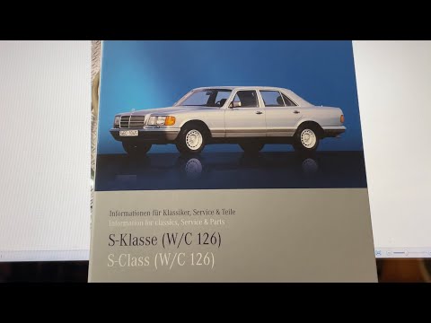 Mercedes W126 - All MY 8 CYL MB Servicebulletin AF07.32-P-6400X idle speed @ op temp Interm 1100rpm