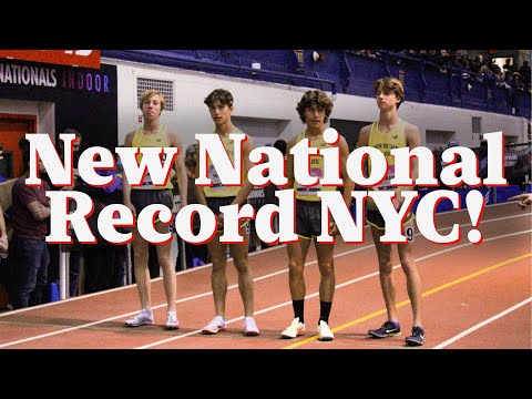 Running the Fastest 4xmile in High School History!