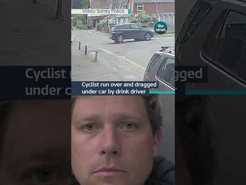 The #cyclist has given permission for the video to be shown as a warning to others #itvnews
