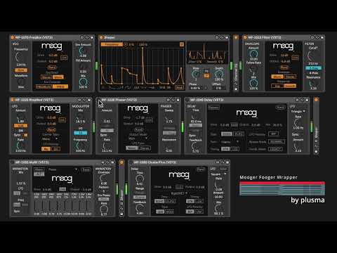 Mooger Fooger plugin Wrapper for Ableton Live