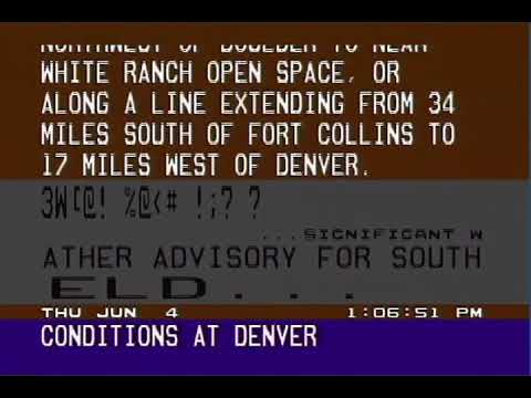WeatherStar III - Significant Weather Advisory