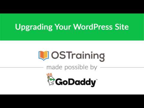 WordPress Beginner Tutorial 39 Upgrading Your WordPress Site