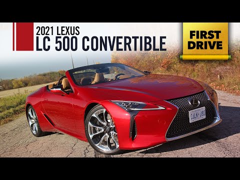TOPLESS LOVE AFFAIR! 2021 Lexus LC 500 Convertible First Drive Review