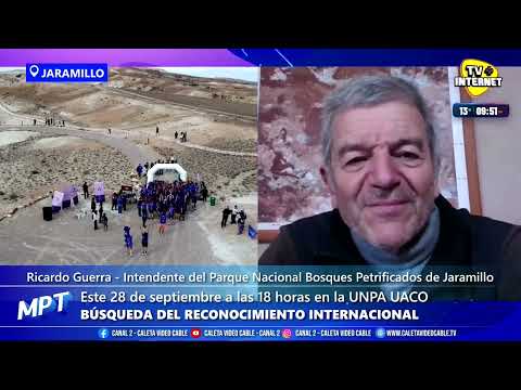 Buscando los valores del Parque Nacional de bosques Petrificados de Jaramillo.