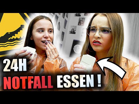 24 Stunden NOTFALL-ESSEN mit Schwester ! - Celina