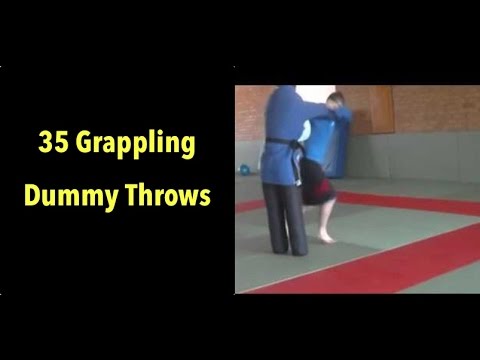 35 Grappling Dummy Throws in 60 seconds