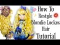 How to Curl Doll Hair Tutorial: Blondie Lockes ...