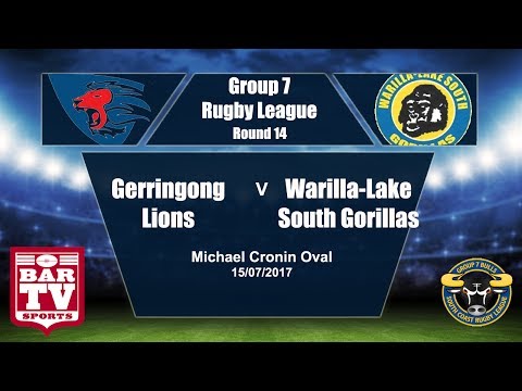 2017 Group 7 RL Round 14 Full Match Replay - Gerringong Lions Vs Warilla-Lake South Gorillas