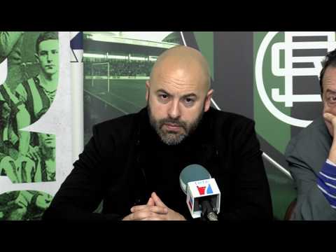 RdP David Movilla tras Sestao River 3 -  Barakaldo CF 2