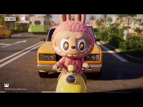 The Monsters Labubu Lazy Yoga Series