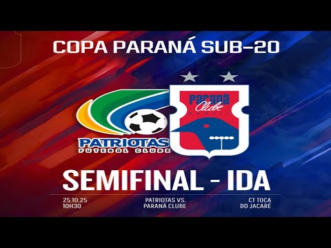 Patriotas U-20 0x1 Paraná Clube U-20 | Copa PR U-20 2025 - Semi - First Leg
