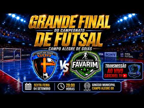 GDA X FAVARIM | FINAL DO CAMPEONATO DE FUTSAL | CAMPO ALEGRE DE GOIÁS.