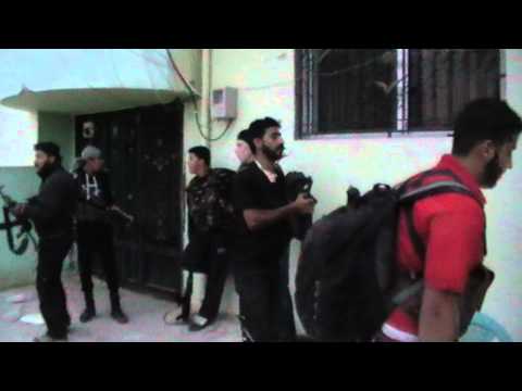 الإستعداد لاقتحام مدينة درعا من قبل عناصر لواء فلوجة حوران بالإشتراك مع لواء تحرير حوران ضمن معركة بركان حوران