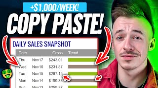 COPY PASTE Way To Earn $1,000/WEEK With Affiliate Marketing (Make Money Online 2022)