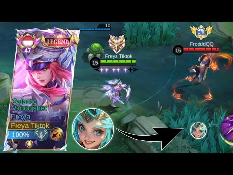 AGGRESSIVE FREYA VS BANE EXP + ALUCARD!! GAMEPLAY HARD GAME FREYA!! BUILD FREYA TERSAKIT