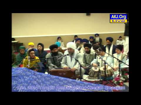 030 Toronto Dec. 2014 Smaagam - Wednesday Evening Keertan - Bh. Harpinder Singh Jee Toronto
